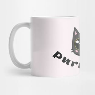 Purrr Evil Black Cat Mug